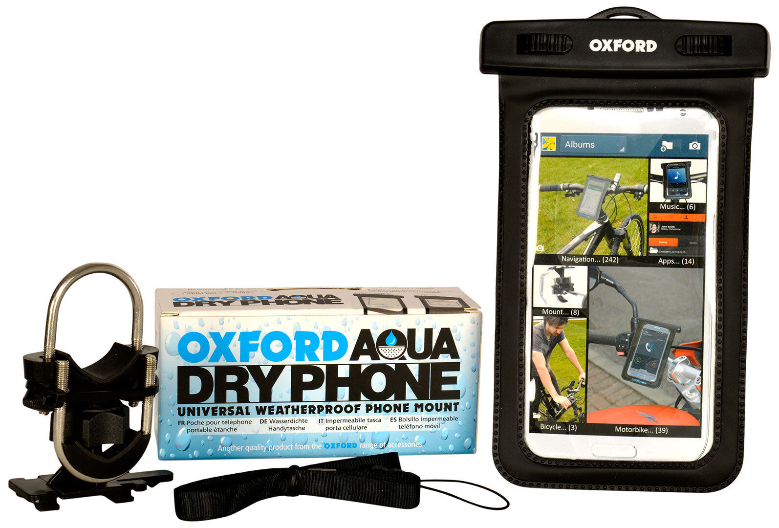 Oxford Aqua Dry Montage de téléphone mobile taille : unique taille