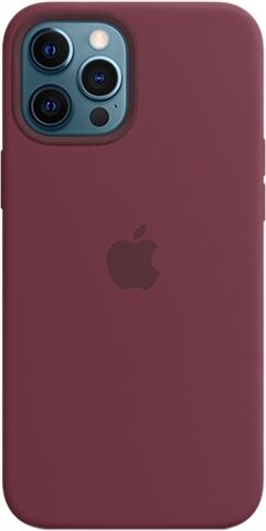 Refurbished: Apple iPhone 12 Pro Max Silicone Case with MagSafe - Plum