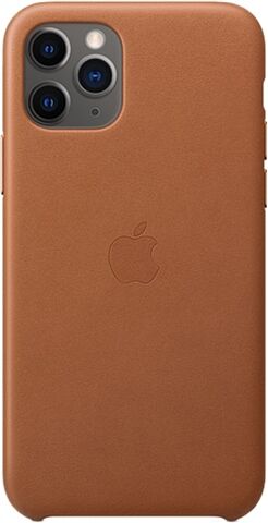 Refurbished: Apple iPhone 11 Pro Leather Case - Saddle Brown