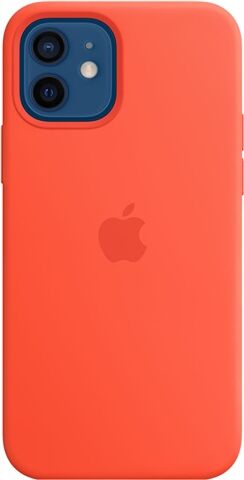 Refurbished: Apple iPhone 12/12 Pro Silicon Case with MagSafe - Electric Orange