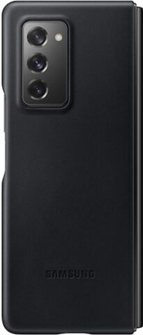 Refurbished: Samsung Galaxy Z Fold2 5G Leather Case - Black