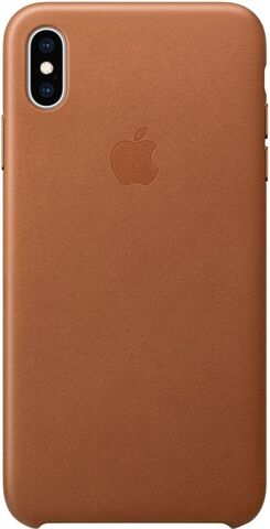 Refurbished: Apple iPhone Xs Max Leather Case - ?Saddle Brown