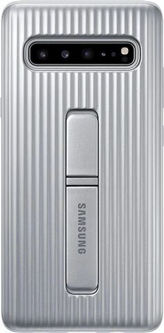 Refurbished: Samsung S10 5G Protective Standing Cover Silver