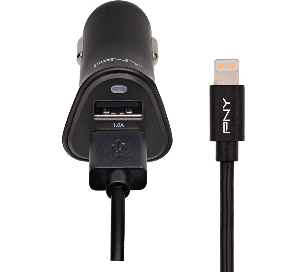 PNY Lightning Car Charger - 1.2 m