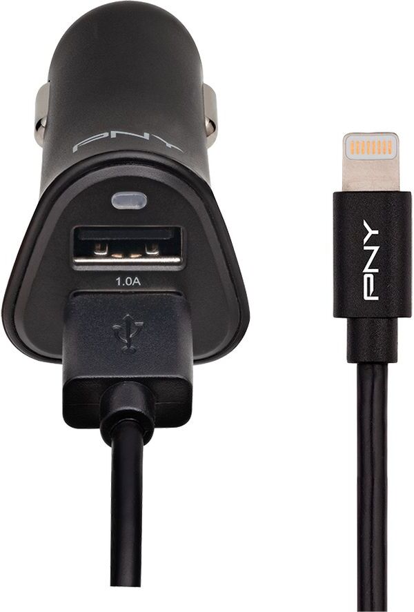 PNY Lightning Car Charger - 1.2 m