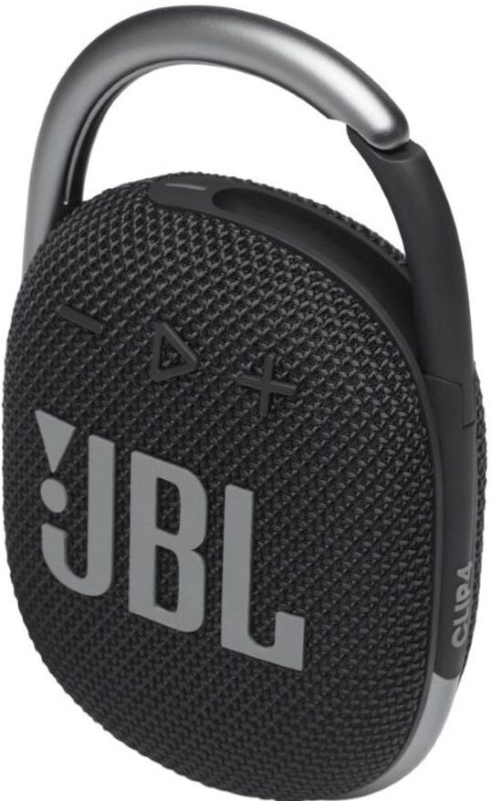 JBL Clip 4 Portable Bluetooth Speaker - Black, Black