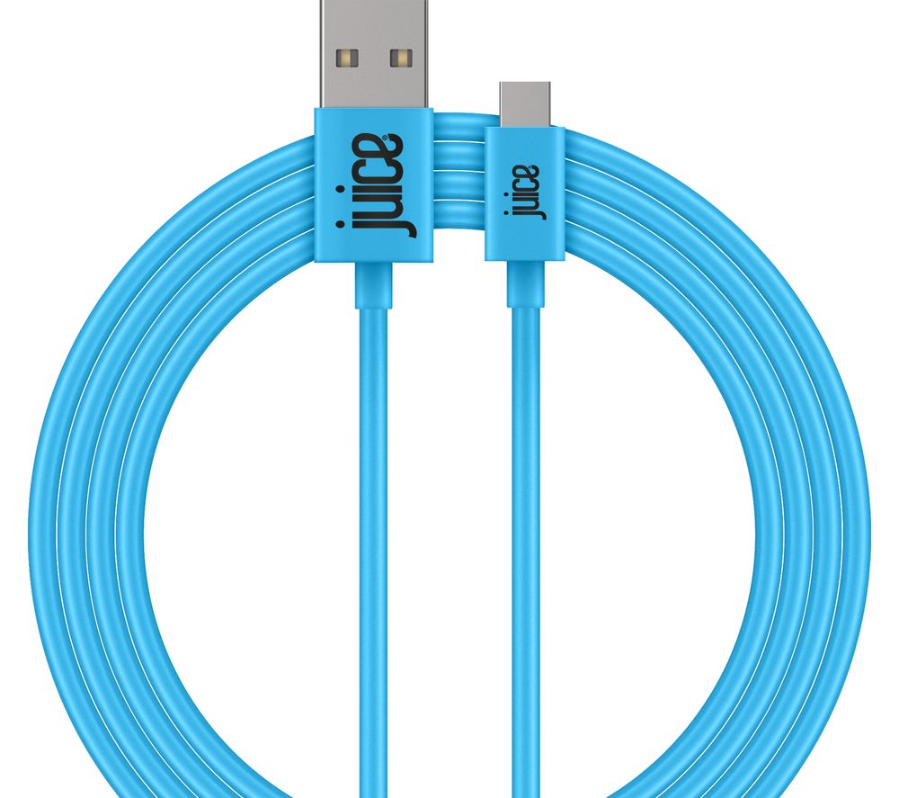 JUICE USB Type-C Cable - 2 m, Blue, Blue
