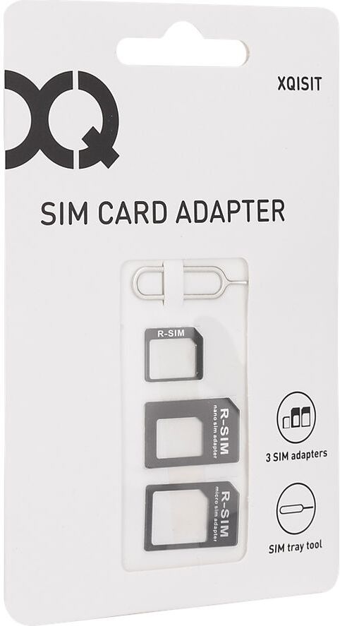 XQISIT SIM Card Adapters - Pack of 3