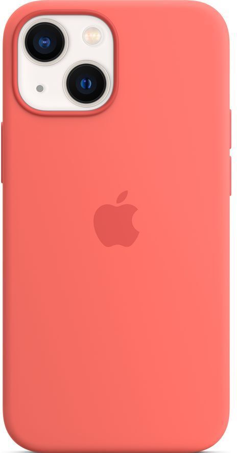 Apple iPhone 13 Mini Silicone Case with MagSafe - Pink Pomelo, Pink