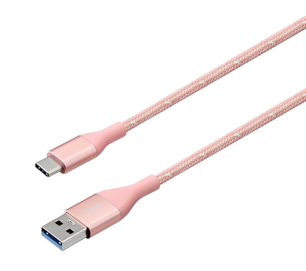 GOJI GPCA1RG20USB Type-C to USB-A Braided Cable - 1 m