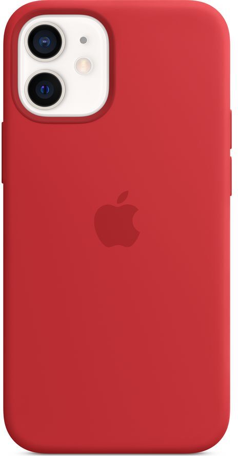 Apple iPhone 12 mini Silicone Case with MagSafe - (PRODUCT)RED, Red