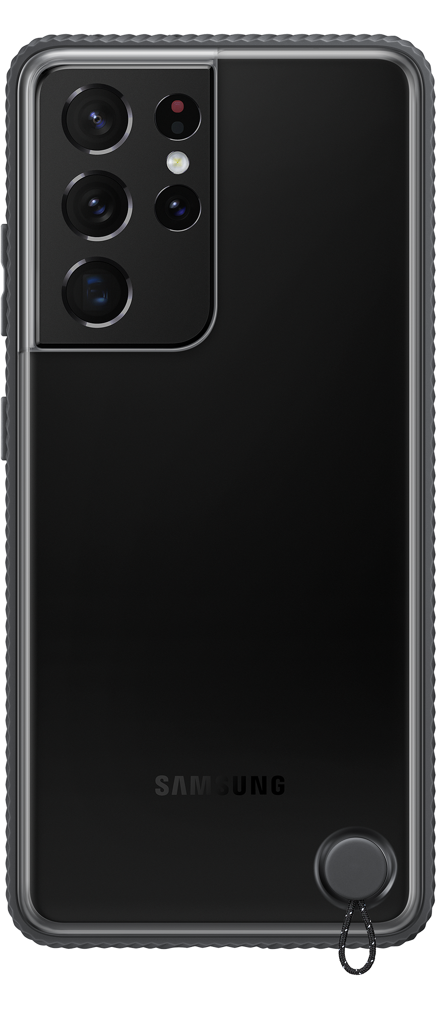 SAMSUNG Galaxy S21 Ultra 5G Clear Protective Cover Black