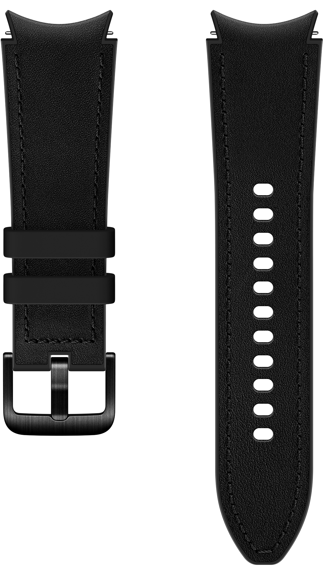 SAMSUNG Galaxy Watch4/Watch4 Classic Hybrid Leather Strap (S/M) Black