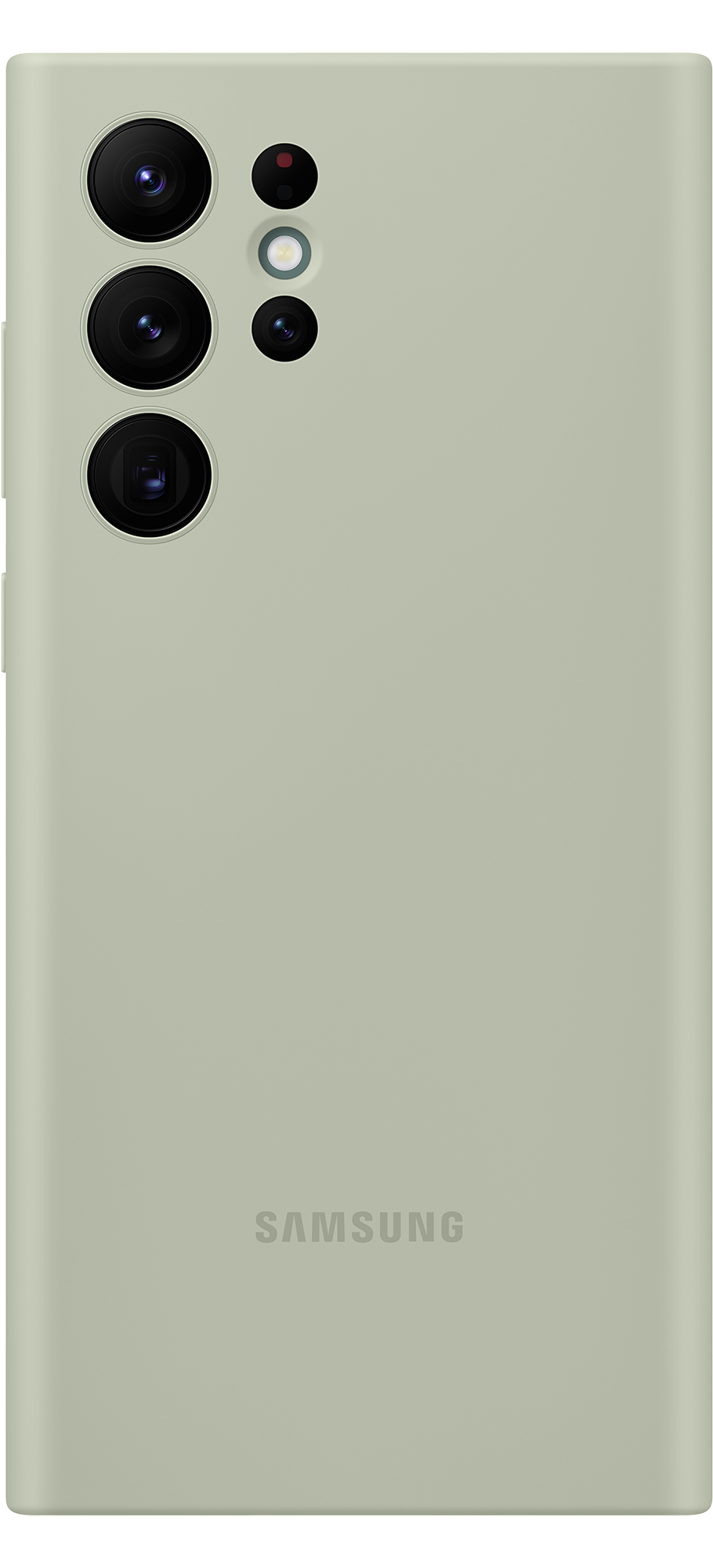 SAMSUNG Galaxy S22 Ultra Silicone Cover Olive Green