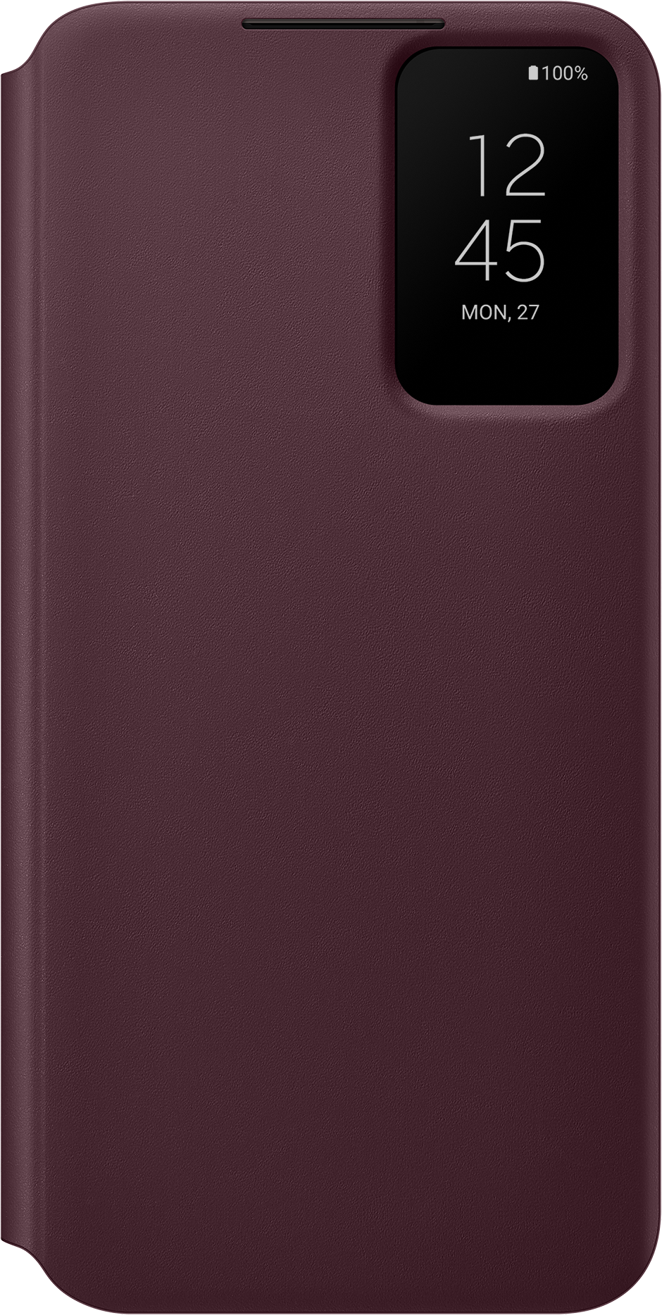 SAMSUNG Galaxy S22+ Smart Clear View Cover Burgundy