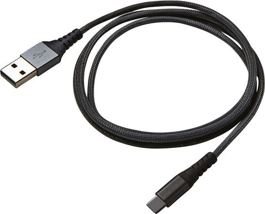 Carpoint Celly Data Cable USB-C Nylon 1 Meter Black 0517513