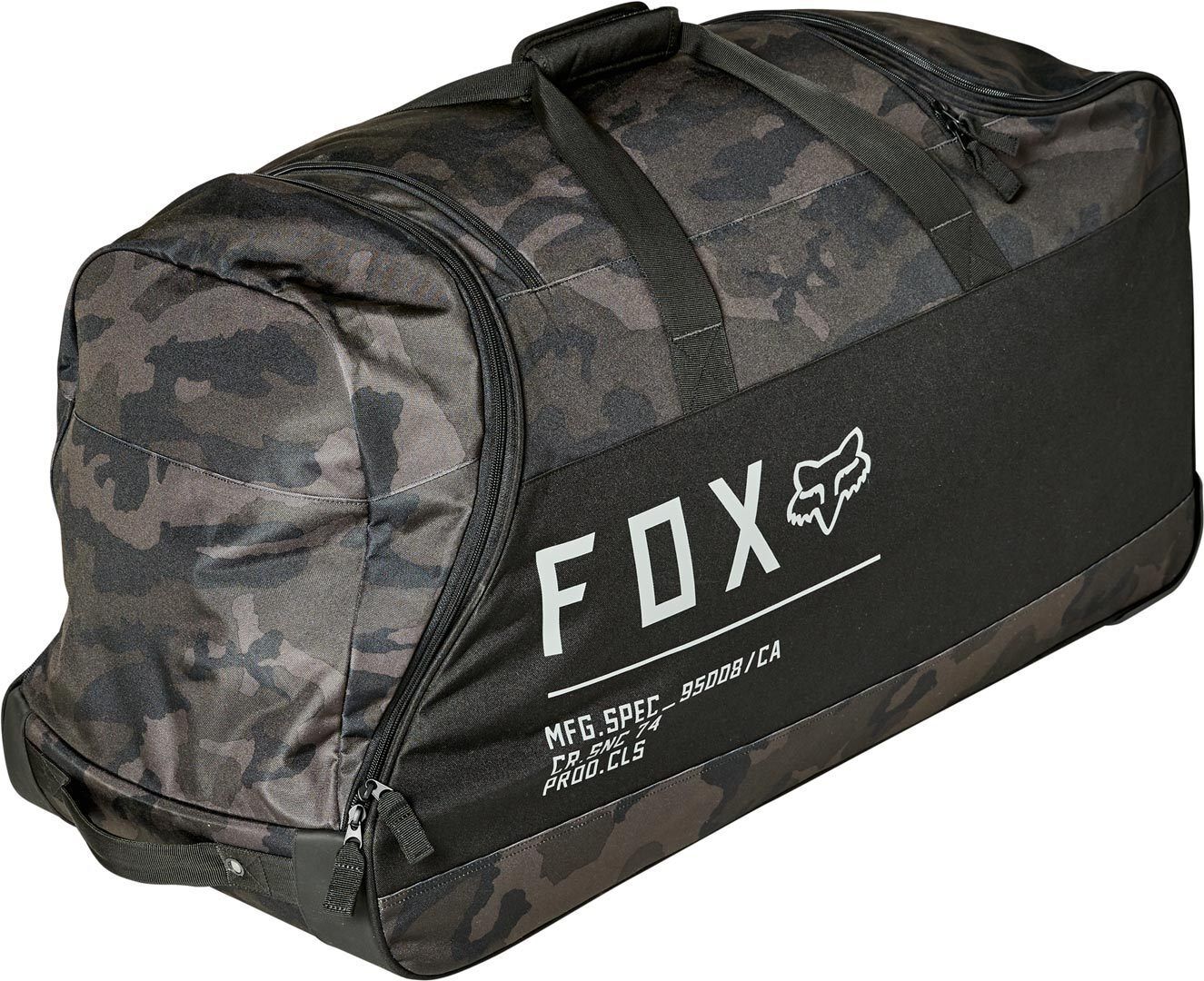 Fox 180 Camo Roller Gear Bag  - Black Green