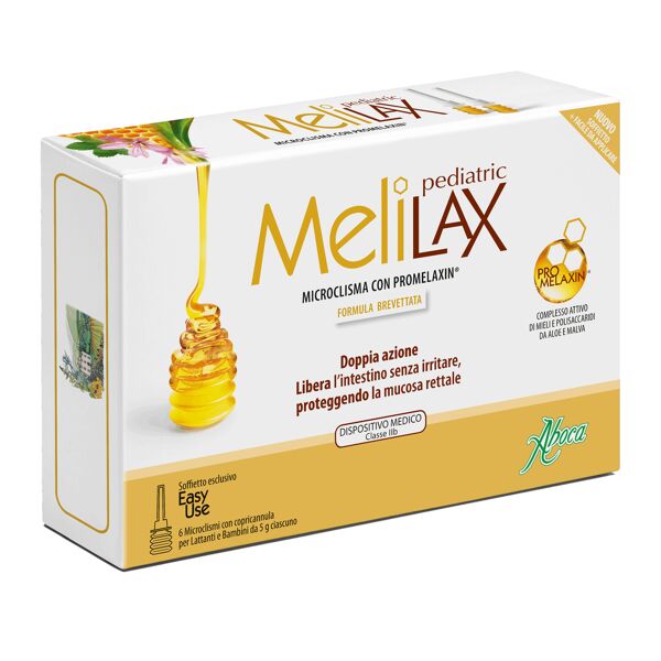 aboca spa societa' agricola melilax pediatric 6 microclismi