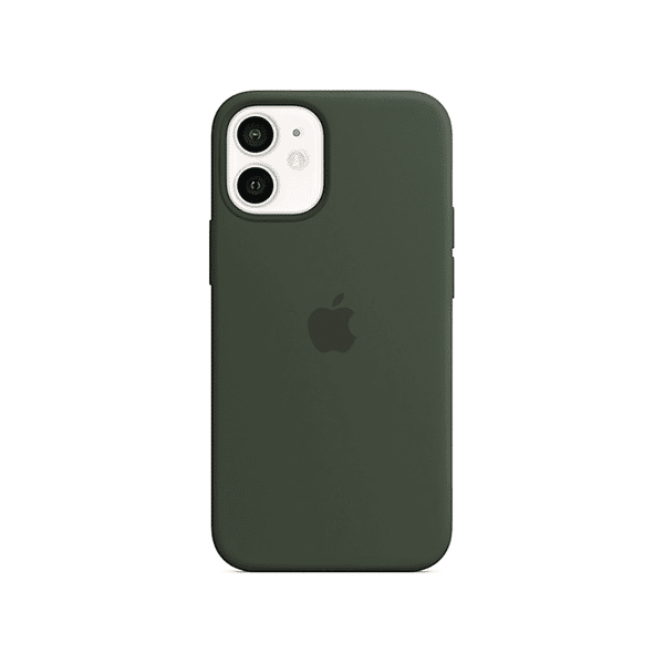 apple custodia magsafe in silicone per iphone 12 mini - verde cipro