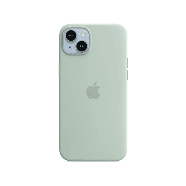 apple custodia magsafe in silicone per iphone 14 plus - agave