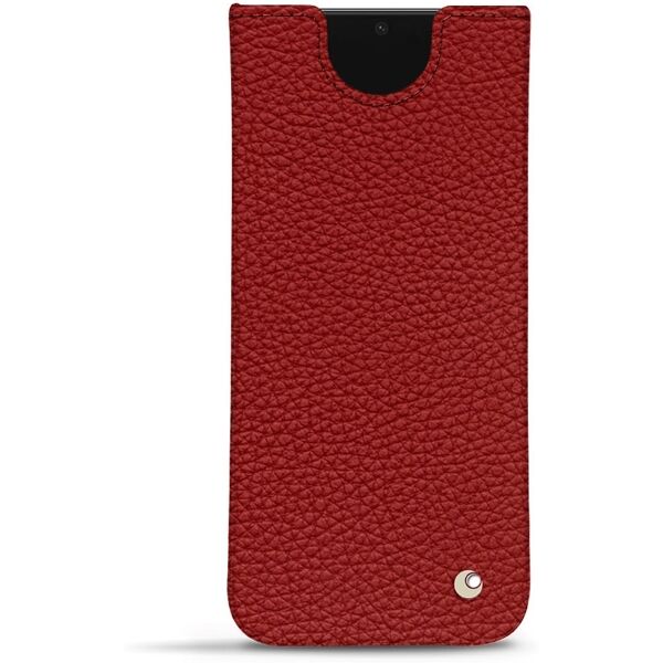 noreve custodia in pelle samsung galaxy s22+ ambition tomate