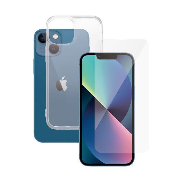 cover per smartphone trasparente & protezione display   panzerglass™   iphone 13 mini