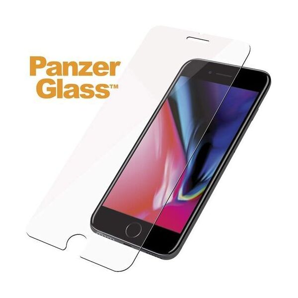 protezione display iphone   panzerglass™   iphone 6/6s/7/8/se (2020)/se (2022)   clear glass
