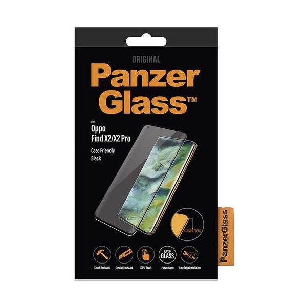 protezione display oppo   panzerglass™   oppo find x2/x2 pro   clear glass