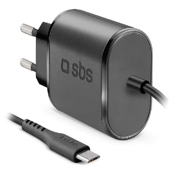 sbs tetrmicro21afast  kit caricatore: caricabatterie 20 watt con power delivery e cavo usb-c a usb-c incluso