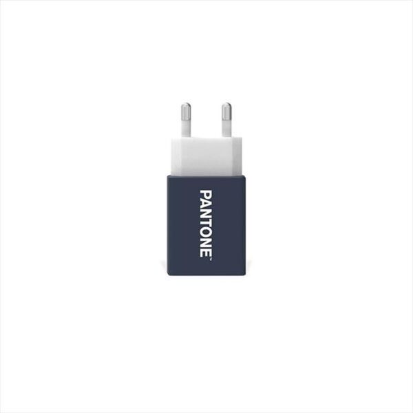 pantone pt-ac1usbn wall charger 2.1a-blu/plastica