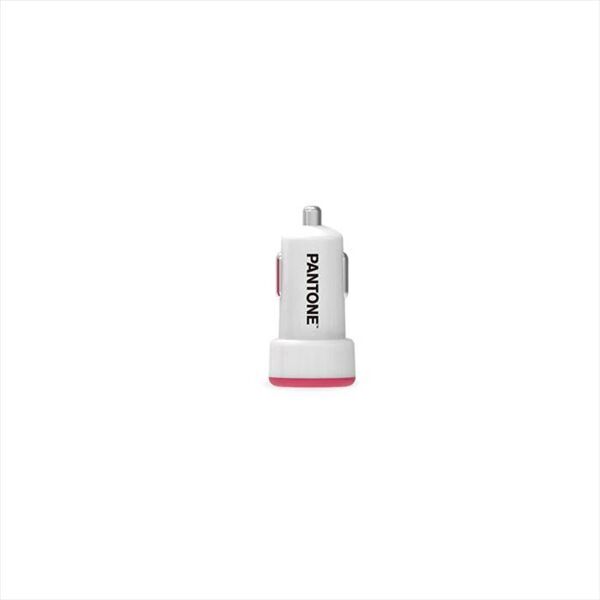 pantone pt-dc1usbp car charger 2.1a-rosa/plastica