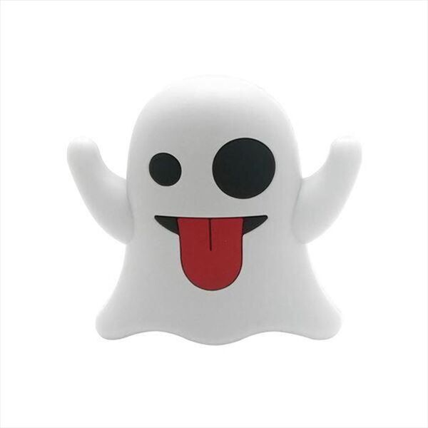 celly pbghost2200wh pb 2200 emoji ghost-bianco/plastica