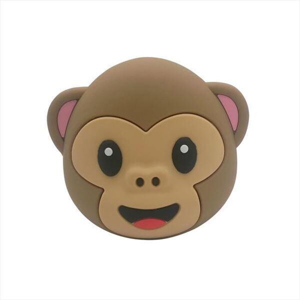 celly pbmonkey2200br pb 2200 emoji monkey-marrone/plastica