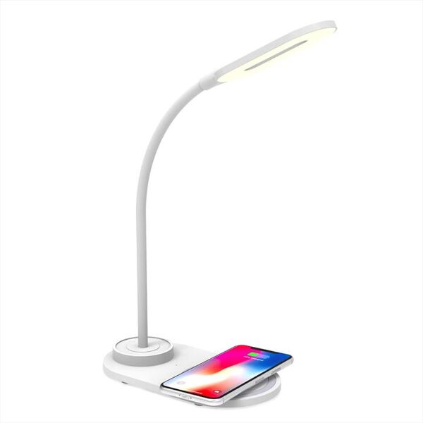 celly wllightminiwh lampada con base carica wireless-bianco