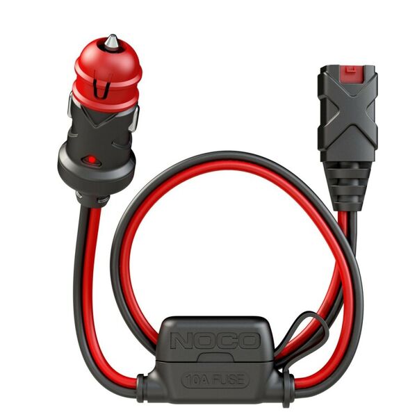 noco cavo caricabatterie 12v dual-size maschio spina accendisigari 60cm x-connect 12v