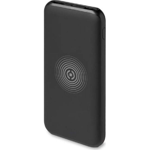 celly pbwl6000bk power bank wireless caricabatterie portatile senza fili 6000 mah colore nero - pbwl6000bk wireless charger