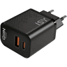 ISY CARICABATTERIE  Caricabatterie USB+typeC