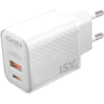 ISY CARICABATTERIE  Caricabatterie USB+typeC