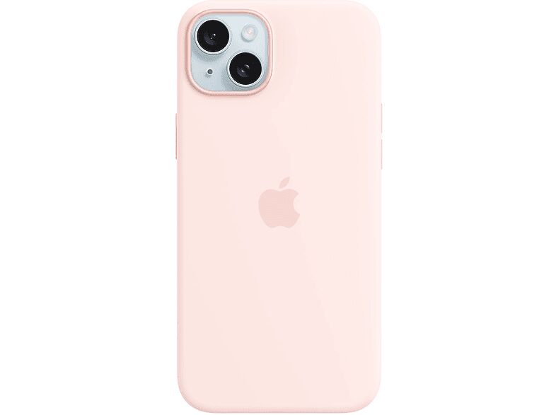 Apple Custodia MagSafe in silicone per iPhone 15 Plus - Rosa confetto