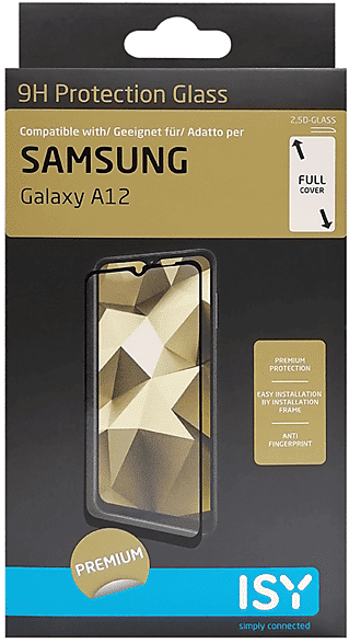 ISY VETRO TEMPERATO  PROT GLASS GALAXY A12 BK