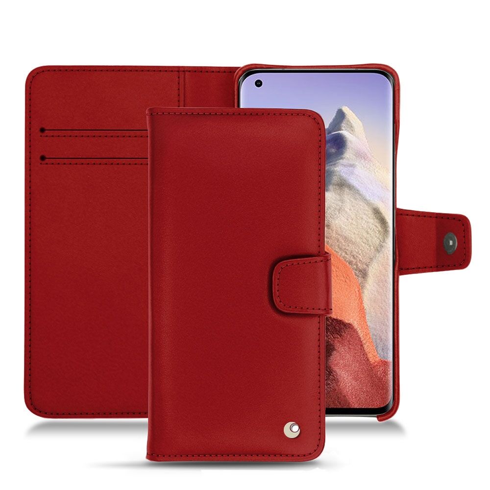 Noreve Custodia in pelle Xiaomi Mi 11 Ultra Perpétuelle Rouge