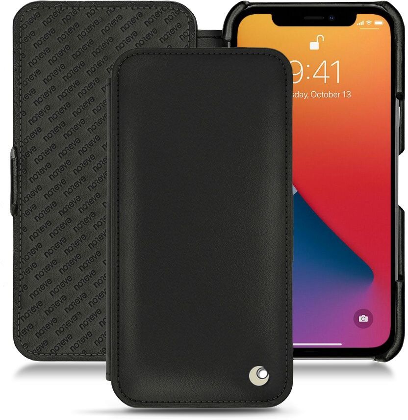 Noreve Custodia in pelle Apple iPhone 13 Pro Max Perpétuelle Noir