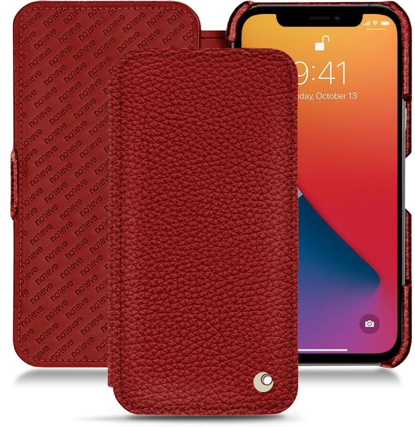 Noreve Custodia in pelle Apple iPhone 13 Pro Max Ambition Tomate