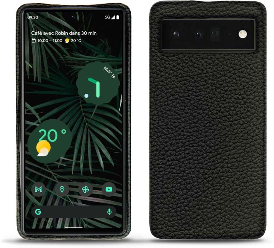 Noreve Custodia in pelle Google Pixel 6 Pro Ambition Ebène