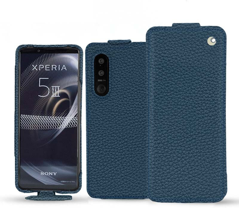 Noreve Custodia in pelle Sony Xperia 5 III Ambition Indigo