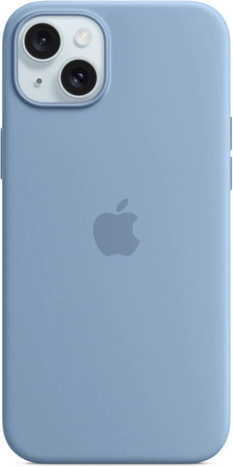 Apple Custodia MagSafe in silicone per iPhone 15 Plus - Blu inverno