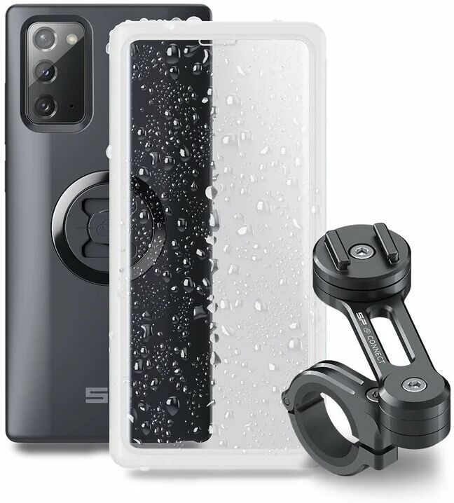 SP CONNECT - Elettronica Kit Moto Bundle Samsung Galaxy Note 20 (Carcasa, Funda Lluvia y Soporte) UNICA