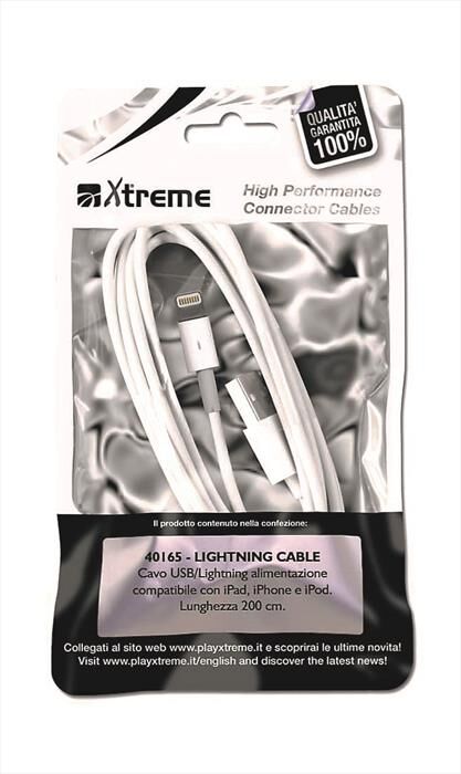 Xtreme 40165 Cavo Alimentazione Lighthing iPad/iphone/ipod
