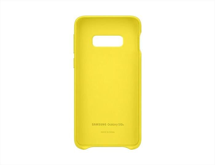 Samsung Leather Cover Galaxy S10 E-giallo