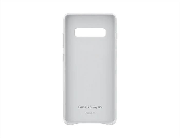 Samsung Leather Cover Galaxy S10+-bianco